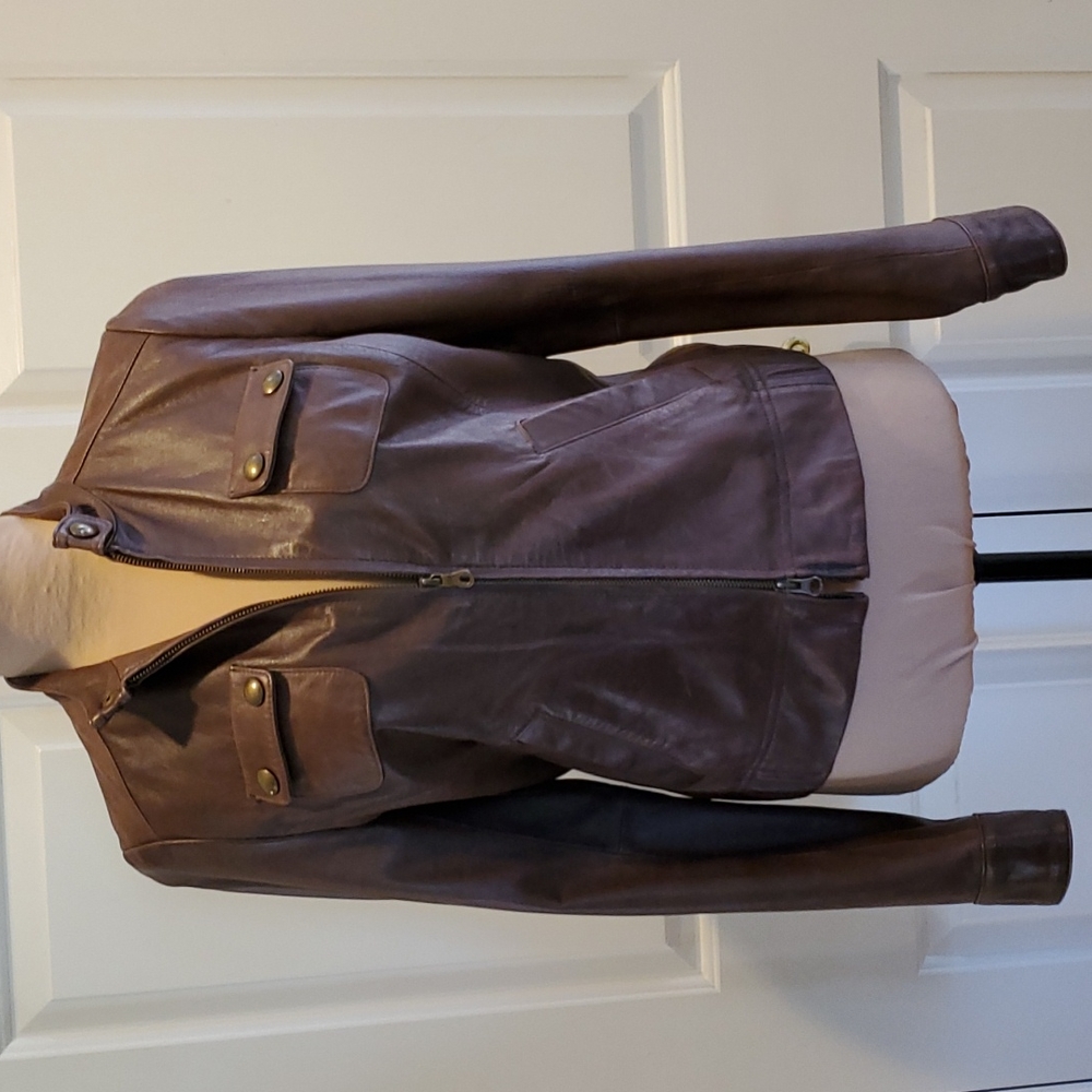 Valette Bwn bomber jackt M